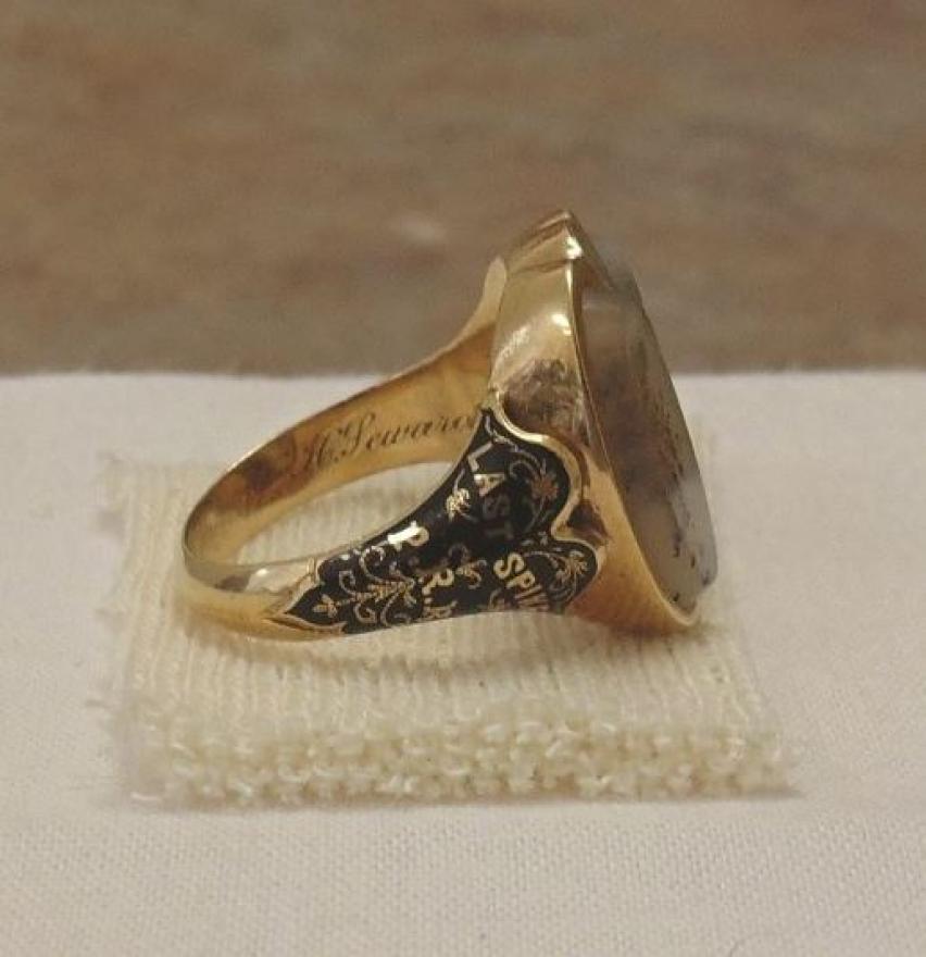 Golden Spike Ring  Seward House Museum